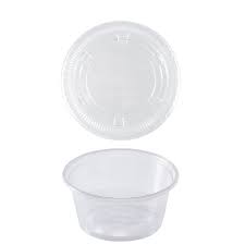 Plastic Container 2 OZ 20X100Pcs