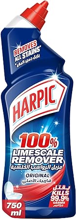 Harpic Original Toilet Cleaner, Limescale Remover 750Ml