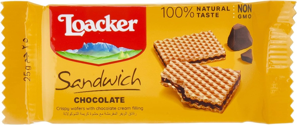 Loacker Chocolate Wafer Sandwich 25G*25